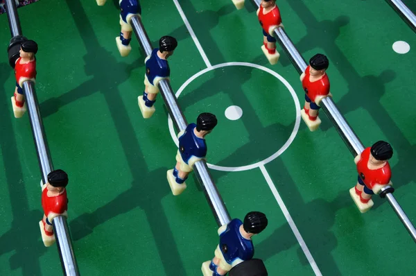 Arka plan ile masa futbolu