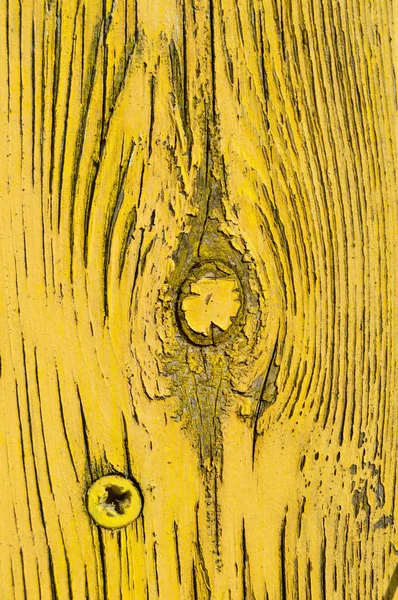 Wood painted yellow — Stock Photo, Image