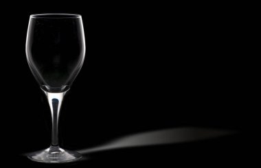 Transparent glass cup