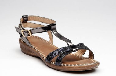 Kadın mavi sandalet