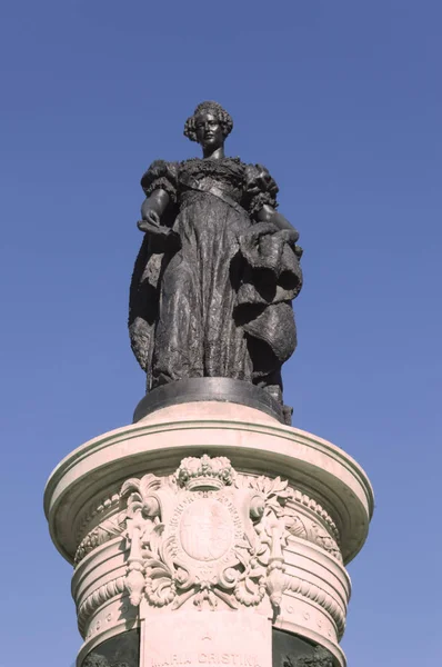 Escultura de bronze da rainha — Fotografia de Stock