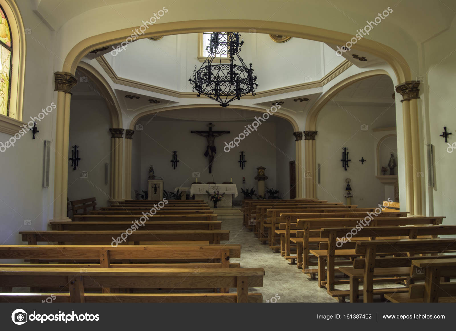 Catholic Church Interior Stock Editorial Photo
