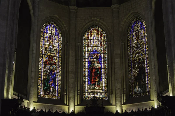 Kathedrale Glasmalerei — Stockfoto