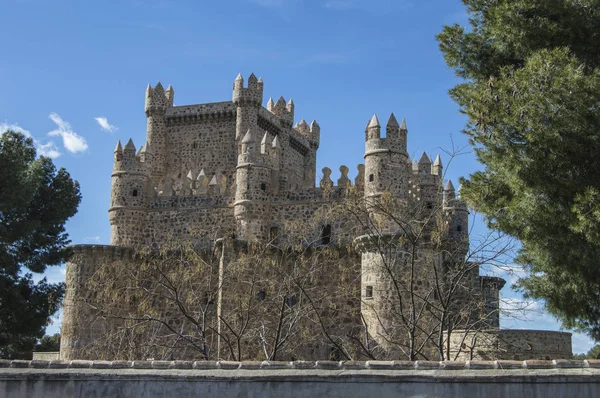Guadamur Zamek Widok Zamku Guadamur Prowincji Toledo Kastylia Mancha Hiszpania — Zdjęcie stockowe