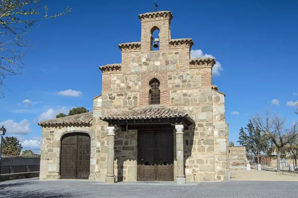 Hermitage Our Lady Születés Guadamur Külső Nézet Visigothic Remeteség Szűzanya — Stock Fotó