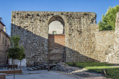 Talavera de la Reina, Toledo eyaletinde eski duvar kalıntıları. İspanya