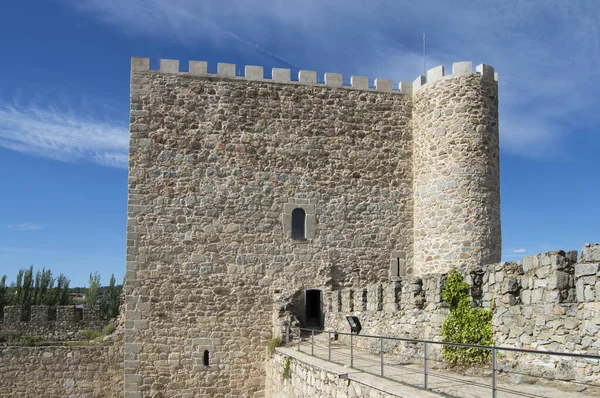 Tribute Věž Hrad Coracera San Martin Valdeiglesias Madrid Provincie Španělsko — Stock fotografie