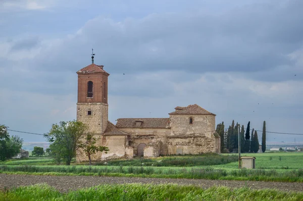 Alte Verlassene Kirche Caudilla Provinz Toledo Spanien Stockfoto