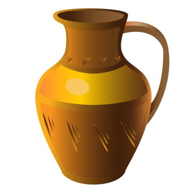 kulplu sürahi. altın ile süsleme