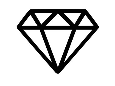 Parlak, - kesimli değerli taş - renklendirme için vektör çizimi. Özet geç. El çizimi. Yapay kristal - yapay elmaslar.