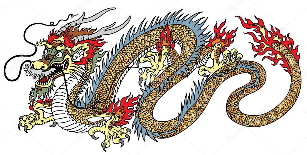 chinese dragon tattoo