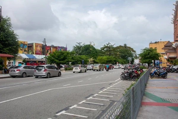 Kuala Terengganu Malaysia December 30Th 2017 Cars Stuck Jam — Stock Photo, Image