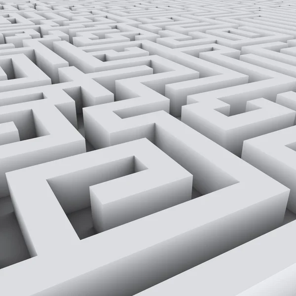 Big endless white maze background. — Stock Photo, Image