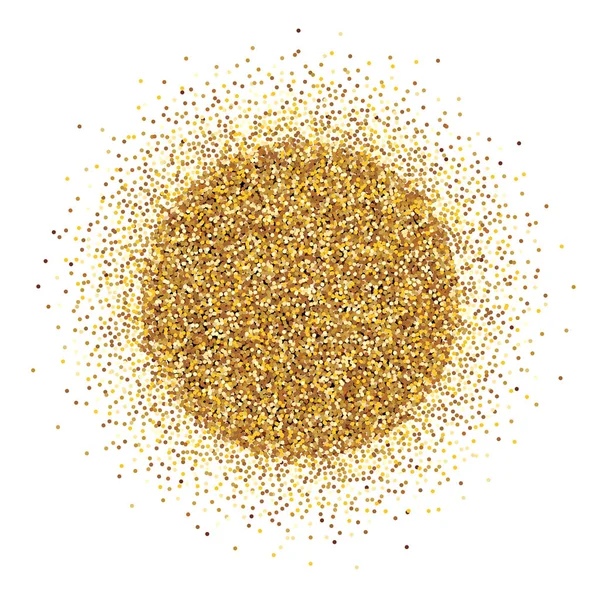 Beyaz zemin üzerine altın gelin teli yuvarlak yığını.