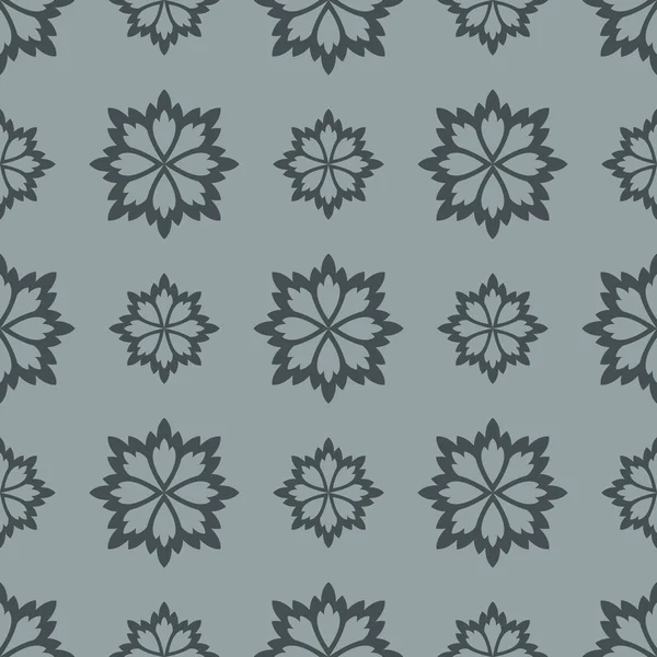 Seamless vintage grey wallpaper pattern. — Stock Vector