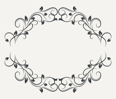 siyah ve beyaz çiçek çerçevesi