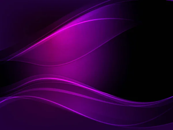 Resumen oscuro onda púrpura vector de fondo . — Vector de stock