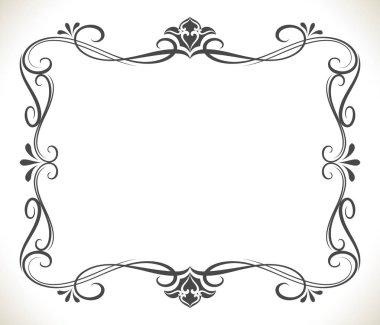 Siyah beyaz kopya alanı vektör arka plan ile çerçeve çiçek.