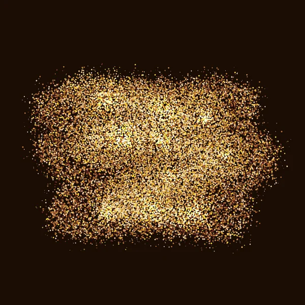 Abstracte stapel van goud tinsel — Stockvector