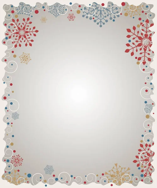 Vintage tarjeta de Navidad de color — Vector de stock