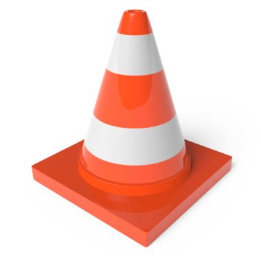 turuncu ve beyaz trafik koni