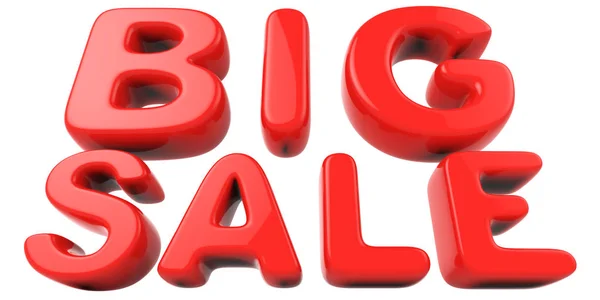 Big sale red letters — Stock Photo, Image