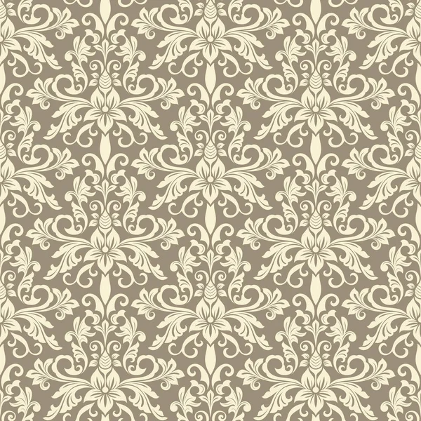 Vintage wallpaper damasco padrão — Vetor de Stock