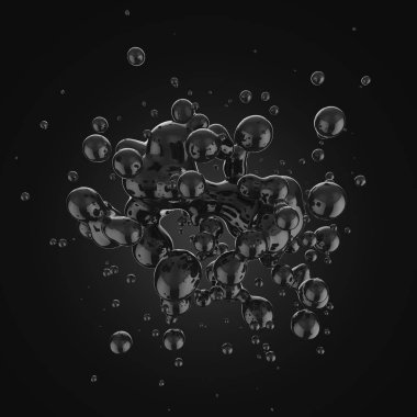 Soyut siyah parlak metabal arka plan