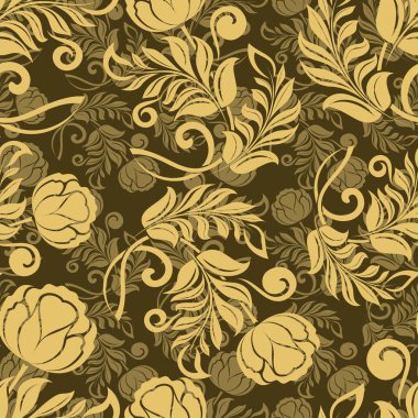 Dikişsiz çiçek duvar kağıdı