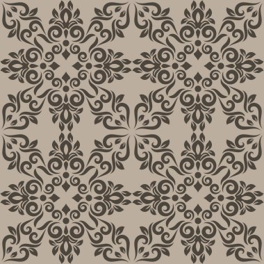 Duvar kağıdı damasko çiçek deseni