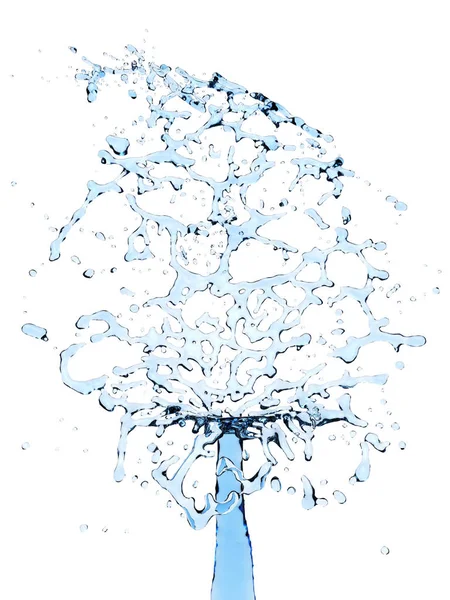 Sauberes Wasser mit imaginärem Hindernis — Stockfoto