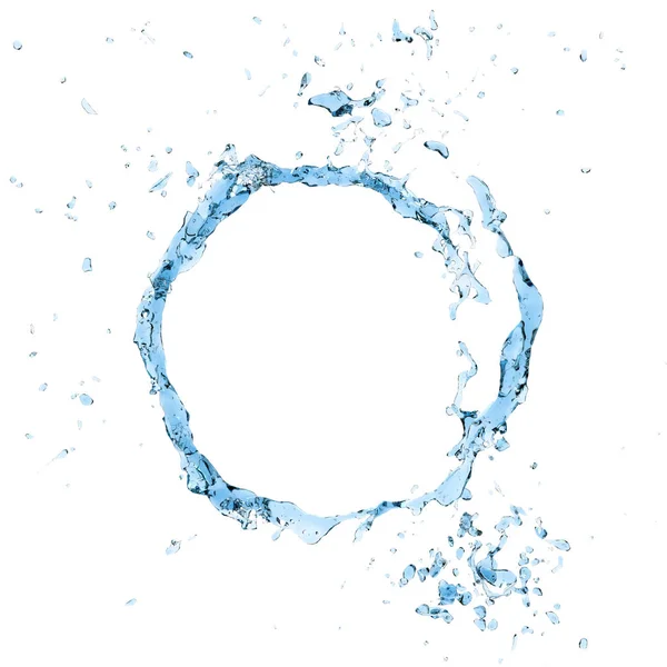 Clean water ring spalsh — Stock Photo, Image