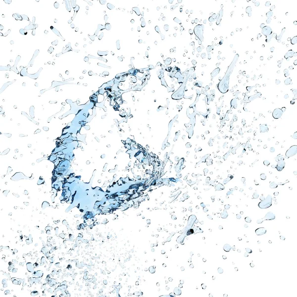 깨끗 한 물 이 반짝 이는 가벼운 배경 — 스톡 사진
