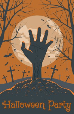 Zombi el Cadılar Bayramı arka plan