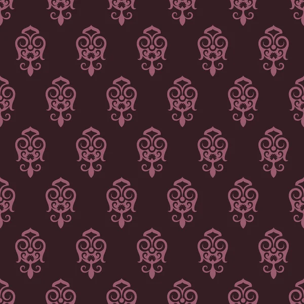 Fond d'écran vintage sans couture violet foncé — Image vectorielle