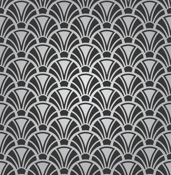 Modèle de formes d'arc simples noir et blanc — Image vectorielle