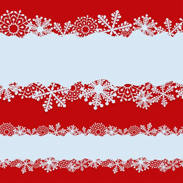 Απρόσκοπτη Χριστουγεννιάτικο πανό με λευκό αντίγραφο — Διανυσματικό Αρχείο