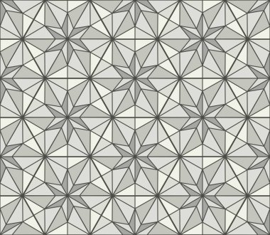 Kusursuz gri üçgen geometrik desen
