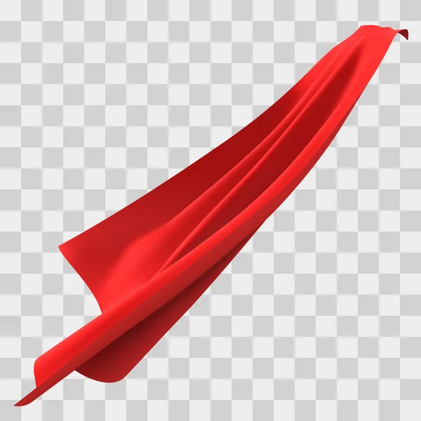 Superhero red cape — Stock Vector
