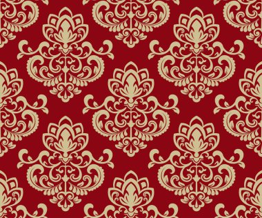 Kusursuz kırmızı ve sarı çiçek deseni