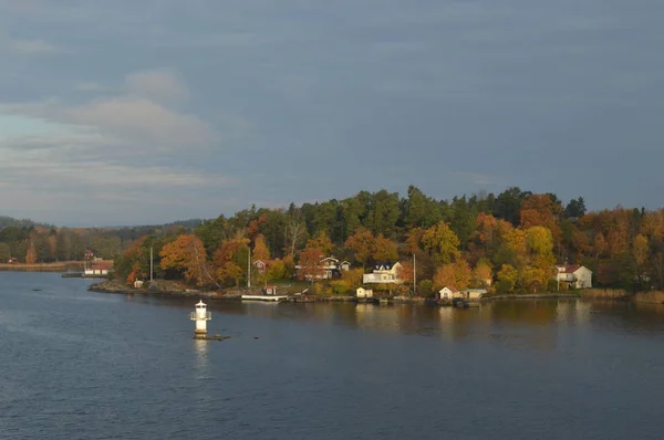 Petite Île Suède Automne — Photo