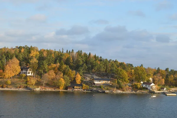 Petite Île Suède Automne — Photo