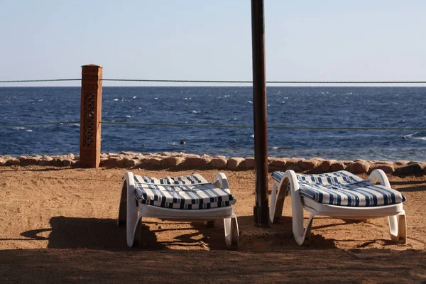 Station touristique en Egypte, plage, Sharm El-Sheikh — Photo