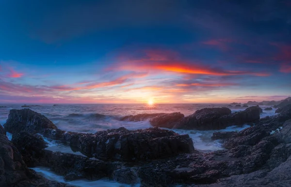 Este Panorama Gran Angular Puesta Sol Roca Beluga —  Fotos de Stock