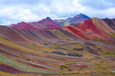 Vinicunca or Rainbow Mountain,Pitumarca-Peru clipart