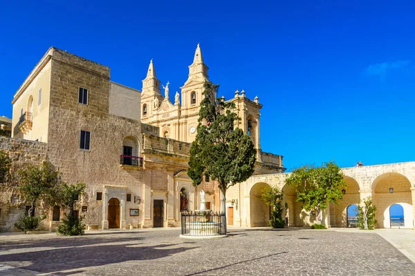 Kirche unserer Siegesdame, mellieha, malta — Stockfoto