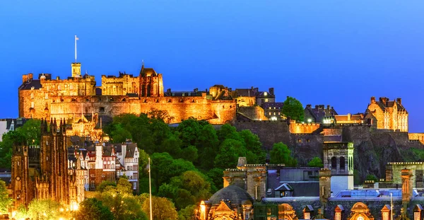 Единбурзький замок, Шотландія — стокове фото