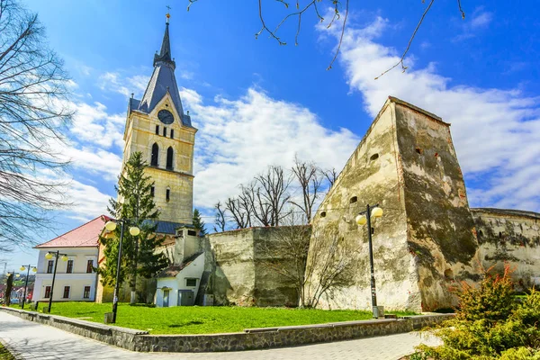 Codlea fortified medieval church, Romania — Stock Photo, Image