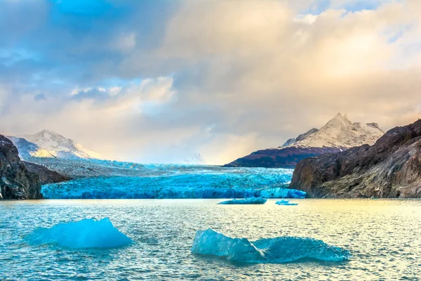 Ghiacciaio Grigio, Patagonia, Cile, Campo di ghiaccio della Patagonia meridionale, Cor — Foto Stock