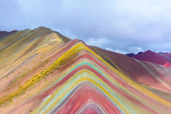 Vinicunca veya Rainbow dağ, Pitumarca-Peru
